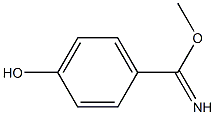 p-Hydroxybenzimidic acid methyl ester 结构式