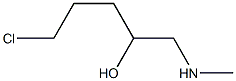 5-Chloro-1-methylamino-2-pentanol 结构式