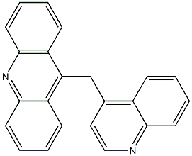 9-[(4-Quinolyl)methyl]acridine 结构式