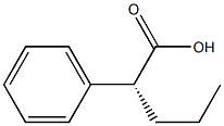 [R,(-)]-2-Phenylvaleric acid 结构式