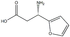 (S)-3-Amino-3-(2-furanyl)propanoic acid 结构式
