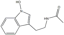 3-[2-(Acetylamino)ethyl]-1H-indol-1-ol 结构式