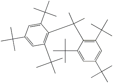 2,2'-Isopropylidenebis(1,3,5-tritert-butylbenzene) 结构式