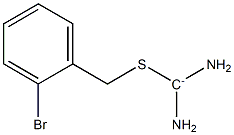 Diamino[(2-bromophenylmethyl)thio]methylium 结构式