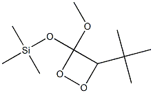 3-(Trimethylsilyloxy)-3-methoxy-4-tert-butyl-1,2-dioxetane 结构式