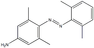 4-(2,6-Xylylazo)-3,5-dimethylbenzenamine 结构式