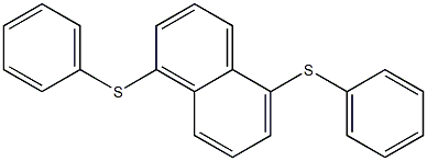 1,5-Di(phenylthio)naphthalene 结构式