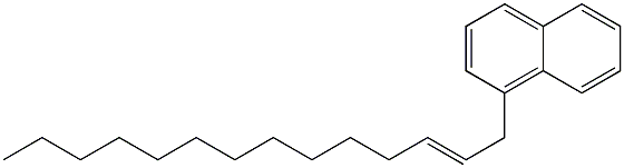 1-(2-Tetradecenyl)naphthalene 结构式