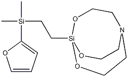 1-[2-(2-Furanyldimethylsilyl)ethyl]-2,8,9-trioxa-5-aza-1-silabicyclo[3.3.3]undecane 结构式