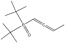 (1,2-Butadienyl)di(tert-butyl)phosphine oxide 结构式