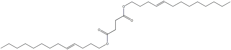Succinic acid di(4-tridecenyl) ester 结构式