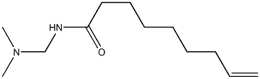 N-[(Dimethylamino)methyl]-8-nonenamide 结构式