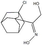 1-(1-Chloro-3-adamantyl)-2-hydroxyethanone oxime 结构式