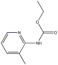 3-Methyl-2-pyridinecarbamic acid ethyl ester 结构式