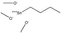 Butyltin(IV)tris(methoxide) 结构式
