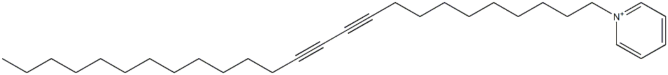 1-(10,12-Pentacosanediynyl)pyridinium 结构式