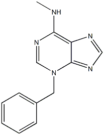 N-Methyl-3-benzyl-3H-purin-6-amine 结构式