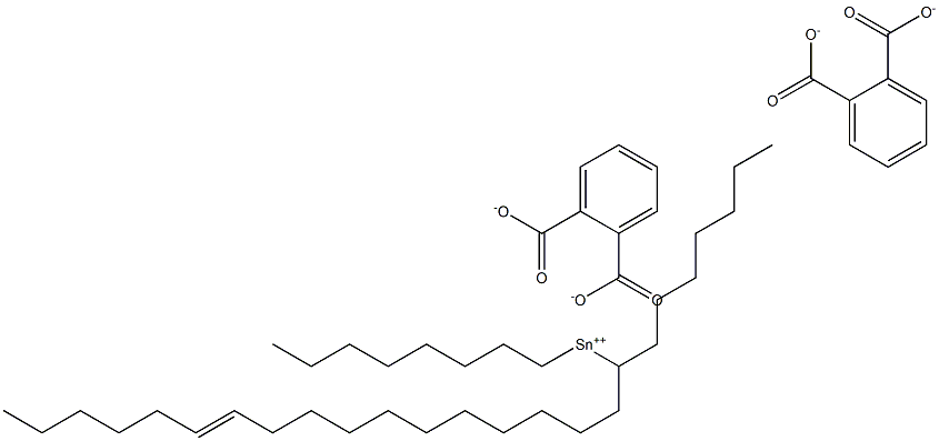 Bis[phthalic acid 1-(11-heptadecenyl)]dioctyltin(IV) salt 结构式