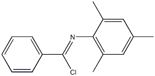 Chloro(phenyl)-N-(2,4,6-trimethylphenyl)methanimine 结构式