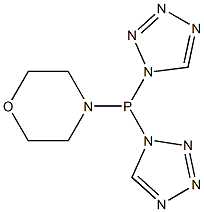 Morpholinobis(1H-tetrazol-1-yl)phosphine 结构式