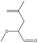 2-Methoxy-4-methyl-4-pentenal 结构式