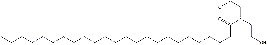 N,N-Bis(2-hydroxyethyl)tetracosanamide 结构式