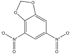 4,6-Dinitro-1,3-benzodioxole 结构式