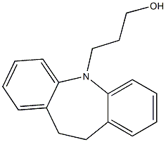 3-(10,11-Dihydro-5H-dibenz[b,f]azepin-5-yl)-1-propanol 结构式