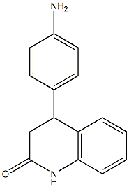 4-(4-Aminophenyl)-3,4-dihydroquinolin-2(1H)-one 结构式