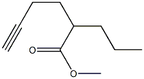 7-Octyne-4-carboxylic acid methyl ester 结构式