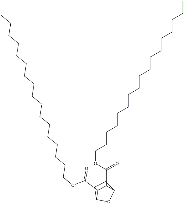 7-Oxabicyclo[2.2.1]heptane-2,3-dicarboxylic acid diheptadecyl ester 结构式