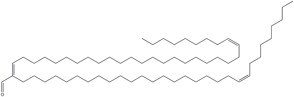 (2E,25Z)-2-[(21Z)-21-Triaconten-1-yl]tetratriaconta-2,25-dienal 结构式