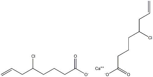 Bis(5-chloro-7-octenoic acid)calcium salt 结构式