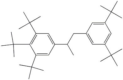 2-(3,4,5-Tri-tert-butylphenyl)-1-(3,5-di-tert-butylphenyl)propane 结构式