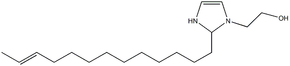 2-(11-Tridecenyl)-4-imidazoline-1-ethanol 结构式