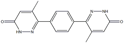 6,6'-(1,4-Phenylene)bis[5-methylpyridazin-3(2H)-one] 结构式