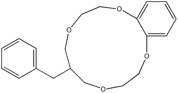 6-Benzyl-2,3,6,7,9,10-hexahydro-5H-1,4,8,11-benzotetraoxacyclotridecin 结构式