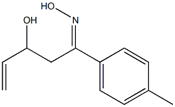 (1E)-1-(4-Methylphenyl)-3-hydroxy-4-penten-1-one oxime 结构式