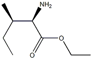 D-Isoleucine ethyl ester 结构式