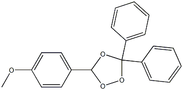 3-(4-Methoxyphenyl)-5,5-diphenyl-1,2,4-trioxolane 结构式