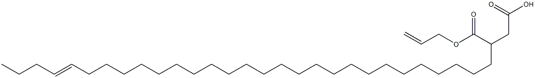 3-(25-Nonacosenyl)succinic acid 1-hydrogen 4-allyl ester 结构式