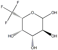 6,6,6-Trifluoro-6-deoxy-L-galactopyranose 结构式