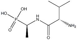 [(R)-1-(L-Valylamino)ethyl]phosphonic acid 结构式