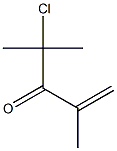 2,4-Dimethyl-4-chloro-1-penten-3-one 结构式