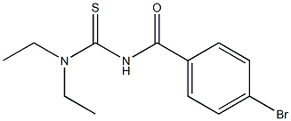 N-(Diethylthiocarbamoyl)-4-bromobenzamide 结构式