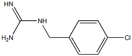 1-(4-Chlorobenzyl)guanidine 结构式