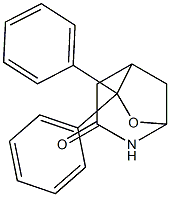 6,6-Diphenyl-7-oxa-2-azabicyclo[3.2.1]octan-3-one 结构式