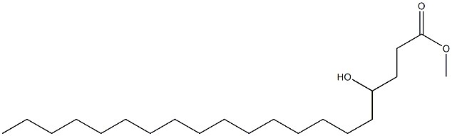 4-Hydroxyicosanoic acid methyl ester 结构式