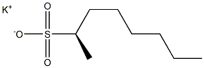 [R,(+)]-2-Octanesulfonic acid potassium salt 结构式