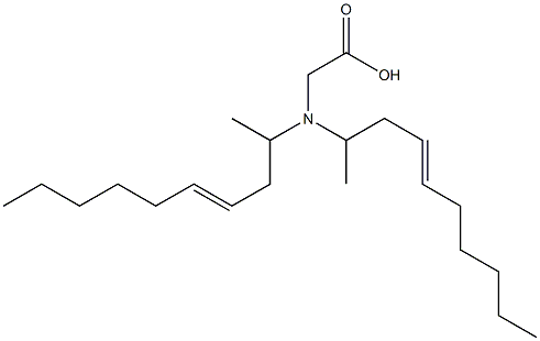 N,N-Di(4-decen-2-yl)glycine 结构式